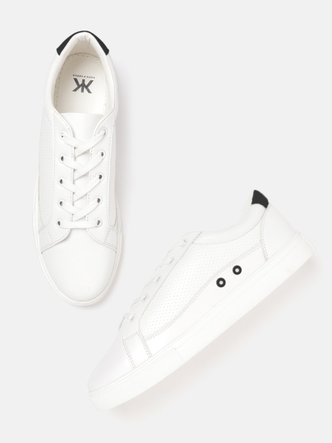 

Kook N Keech Women White Perforated Sneakers