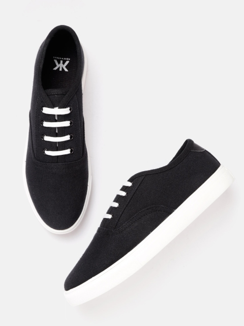

Kook N Keech Women Black Solid Sneakers