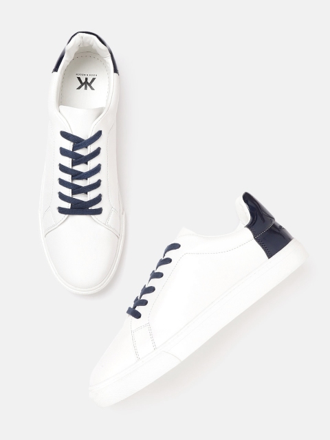 

Kook N Keech Women White Solid Sneakers