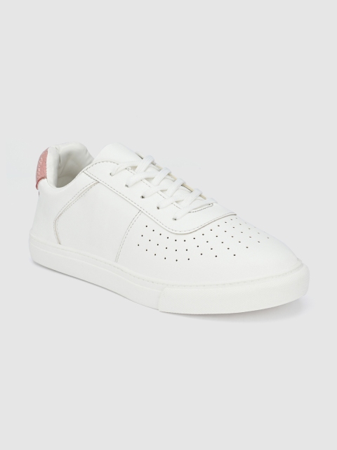 

The Roadster Lifestyle Co Women White Solid Sneakers