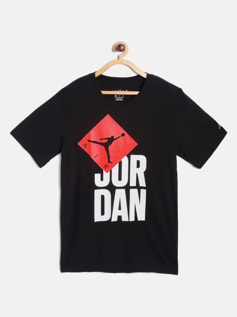 

Jordan Boys Black White Pure Cotton BOF Logo Print Pure Cotton T-shirt