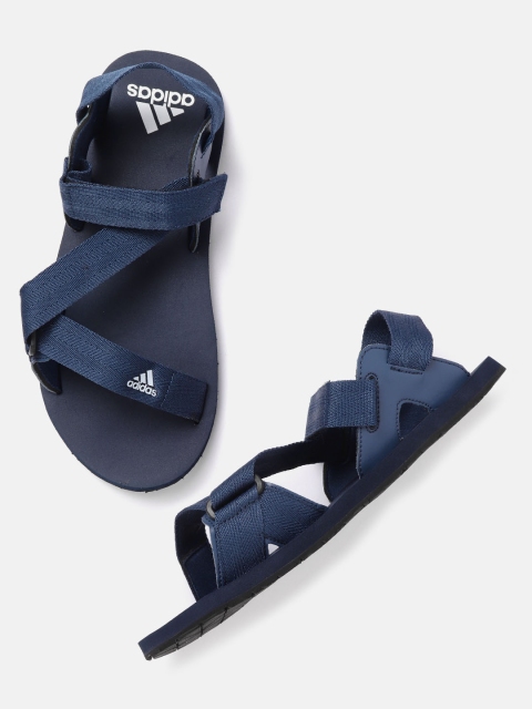 

ADIDAS Men Navy Blue Solid Avior 2.0 Sports Sandals