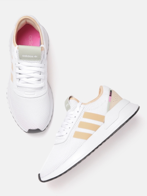

ADIDAS Originals Women White Woven Design U_Path X Sneakers