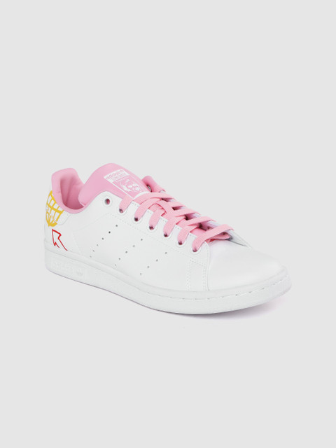 

ADIDAS Originals Women White Stan Smith Perforated Sustainable Sneakers