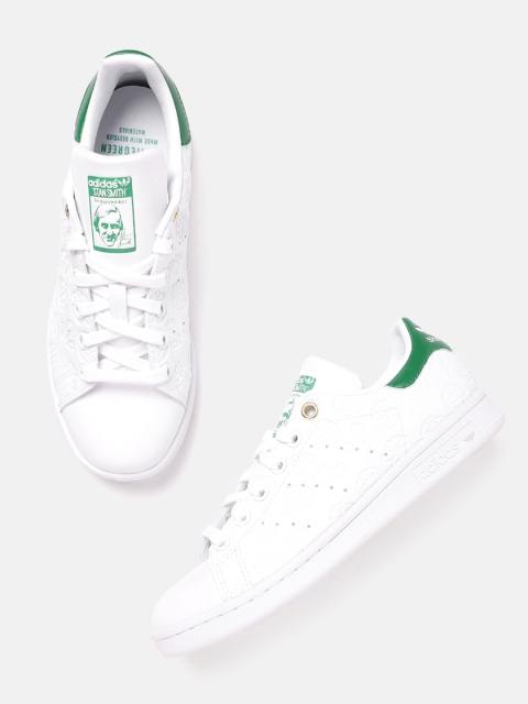 

ADIDAS Originals Women White Textured Stan Smith Sneakers
