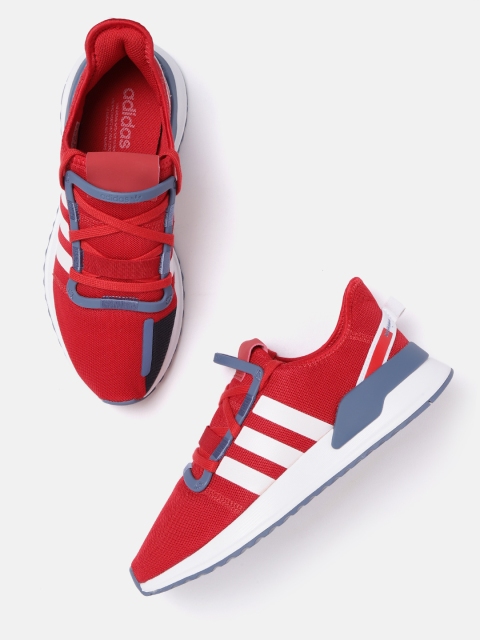 

ADIDAS Originals Men Red & White Colourblocked U Path Running Shoes