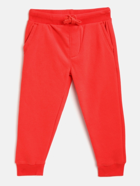 

Marks & Spencer Boys Red Solid Stretchable Sustainable Joggers