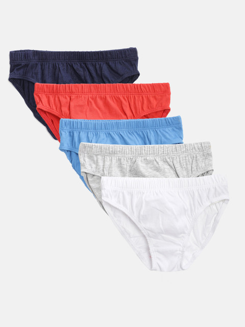 

Marks & Spencer Boys Pack of 5 Solid Cotton Briefs, Multi