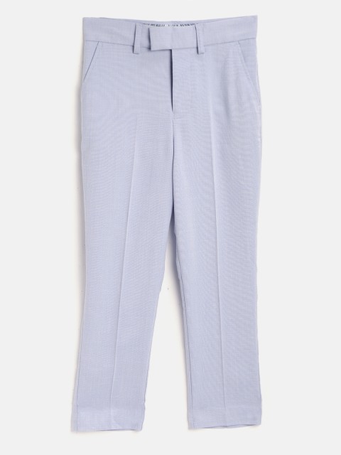 

Marks & Spencer Boys Blue Slim Fit Solid Formal Trousers