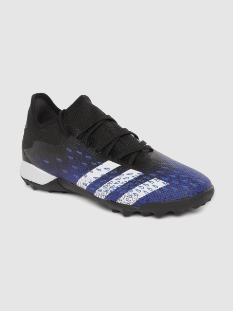 

ADIDAS Men Black & Blue Printed Predator Freak.3 Turf Football Shoes