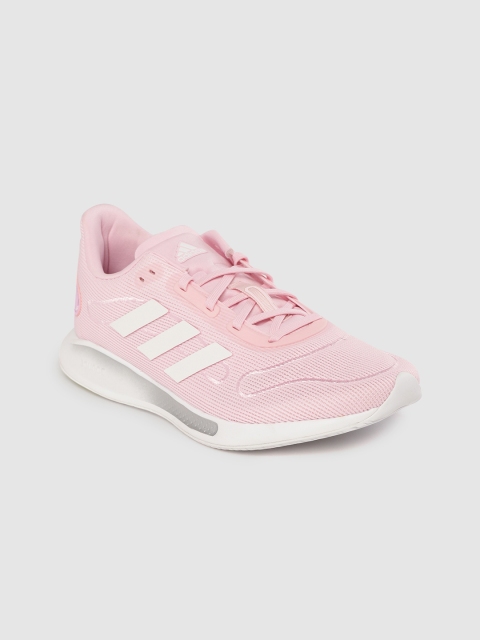 

ADIDAS Women Pink Woven Design Galaxar Running Shoes