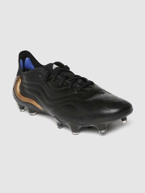 

ADIDAS Men Black Textured Leather COPA 21.1 Fixed Ground Cleated Football Shoes