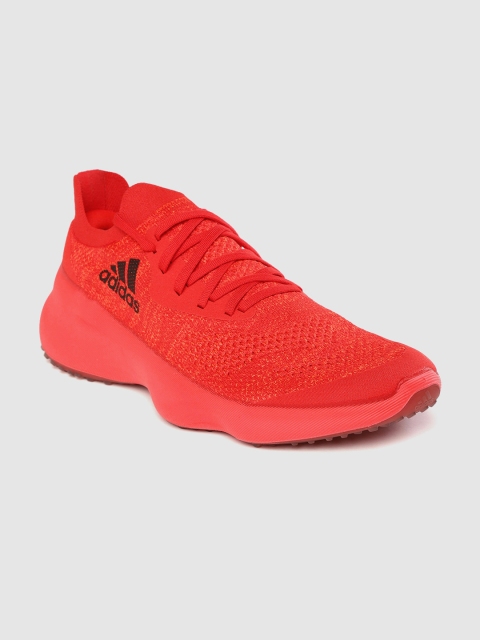 

ADIDAS Men Red Woven Design Futurenatural Running Shoes