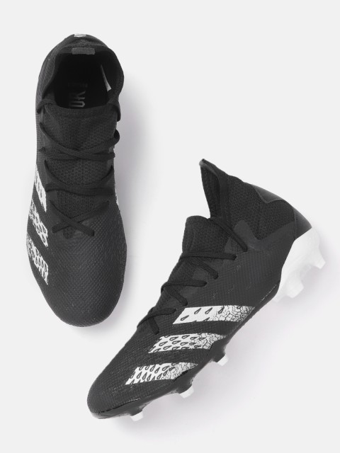 

ADIDAS Men Black Predator Freak.3 Firm Ground Cleats Football Shoes