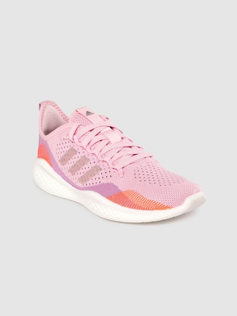 

ADIDAS Women Peach-Coloured Woven Design Fluidflow 2.0 Running Shoes