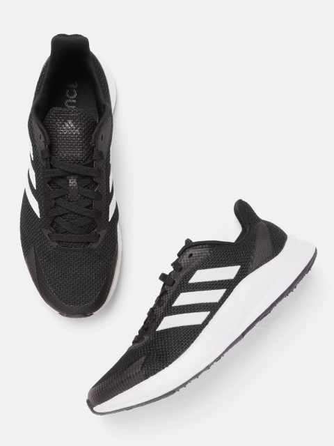 

ADIDAS Women Black Woven Design X9000L1 Running Shoes