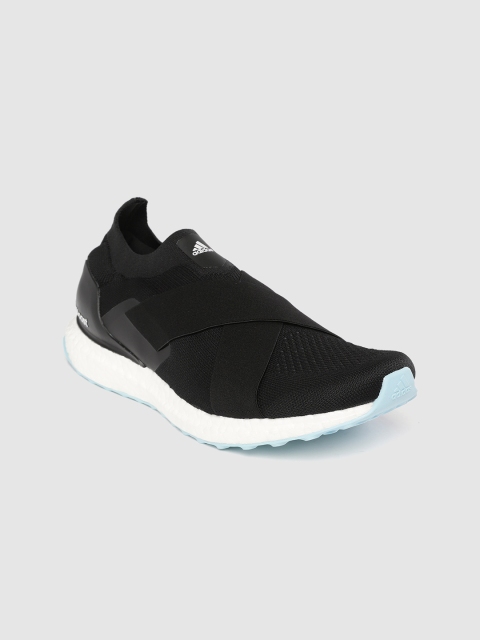 

ADIDAS Women Black Woven Design Ultraboost DNA Running Shoes