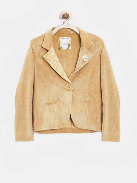 

Peppermint Girls Mustard Yellow Corduroy Coat