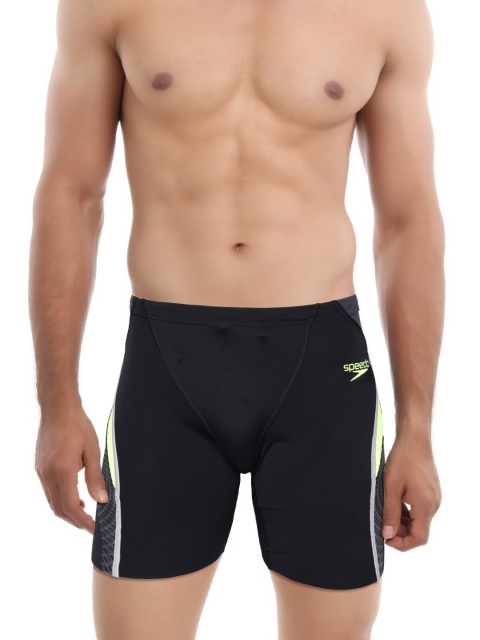 

Speedo Men Black Speedofit Swimming Trunks