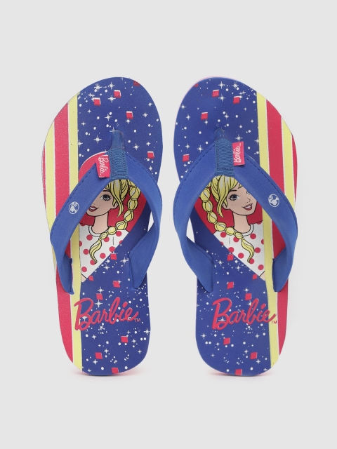 

Barbie Girls Blue & Pink Barbie Print Thong Flip-Flops