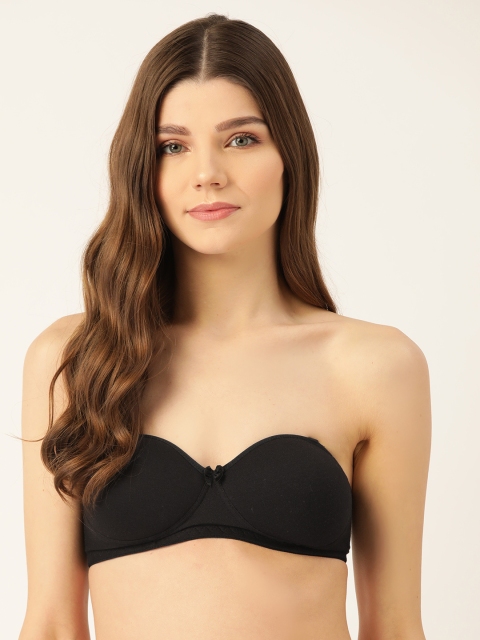 

Lady Lyka Black Solid Non-Wired Lightly Padded T-shirt Bra SWEET18A-BLK