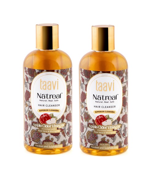 

Taavi Set of 2 Natreal Apple Cider Vinegar Hair Cleaner, Orange