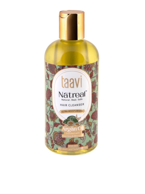 

Taavi Unisex Natreal Ultra Moisturising Argan Oil Hair Cleanser 300 ml, Green