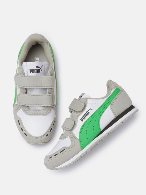 

Puma Boys Grey & White Cabana Racer Sneakers