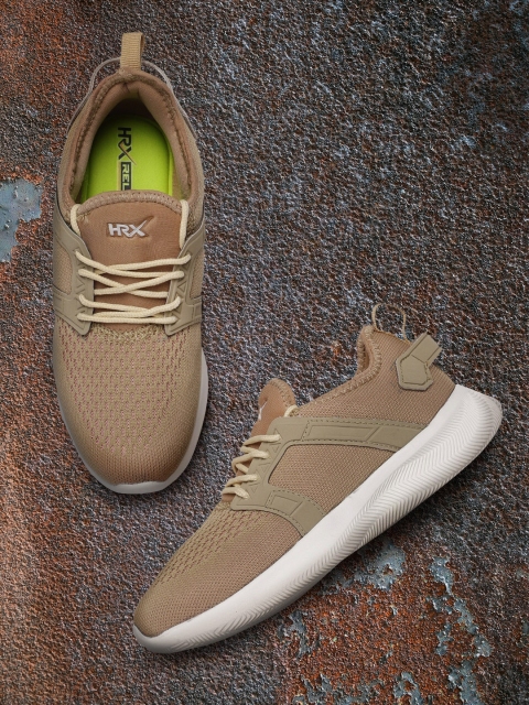 

HRX by Hrithik Roshan Beige Active Running Shoes