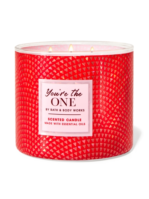 

Bath & Body Works You're the One 3-Wick Scented Candle, Red