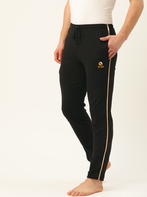 

PORTBLAIR Men Black Regular Fit Solid Lounge Pants