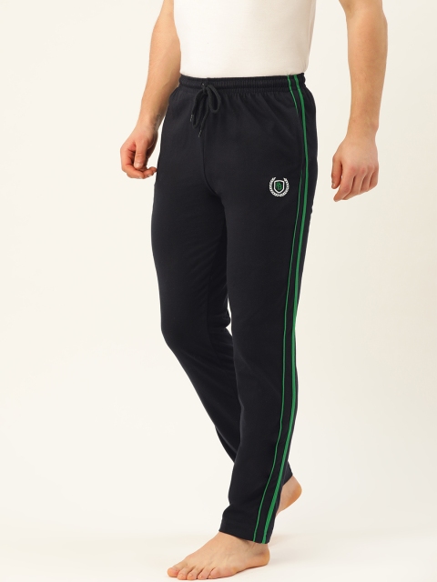 

PORTBLAIR Men Navy Blue Regular Fit Solid Lounge Pants