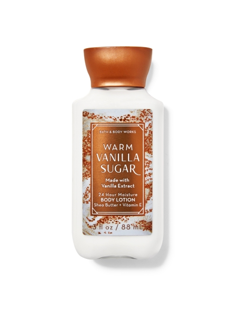 

Bath & Body Works Warm Vanilla Sugar Travel Size Body Lotion 88 ml, Gold
