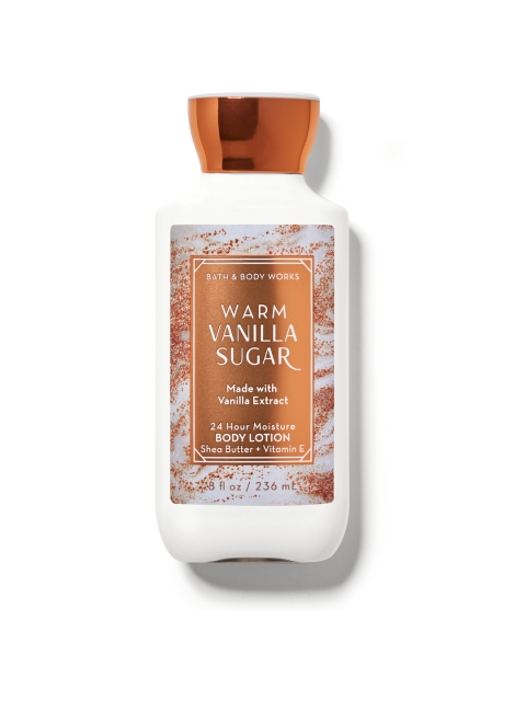 

Bath & Body Works Warm Vanilla Sugar Super Smooth Body Lotion 236 ml, Gold