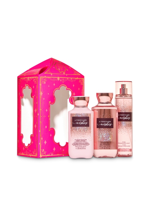 

Bath & Body Works A Thousand Wishes Lantern Gift Set, Pink
