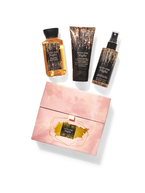 

Bath & Body Works Into The Night Mini Gift Box Set, Black