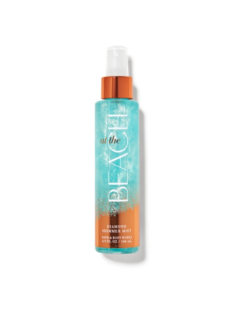 

Bath & Body Works At the Beach Diamond Shimmer Fragrance Mist 146 ml, Turquoise blue
