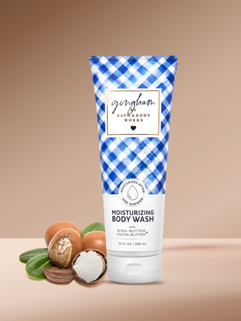 

Bath & Body Works Gingham Moisturizing Body Wash 296 ml, Blue