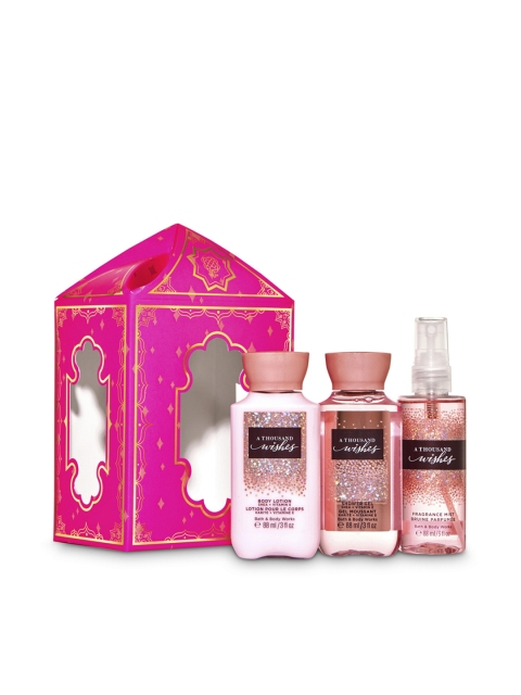 

Bath & Body Works Unisex A Thousand Wishes Lantern Mini Gift Set, Pink