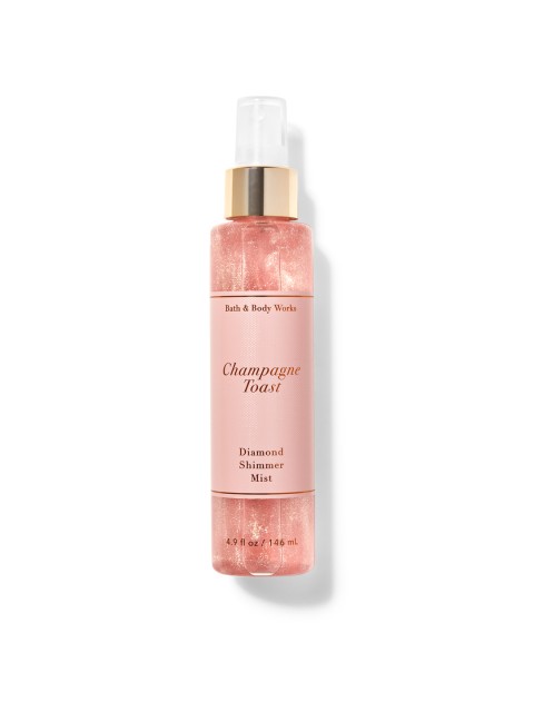 

Bath & Body Works Champagne Toast Diamond Shimmer Body Mist 145 ml, Pink