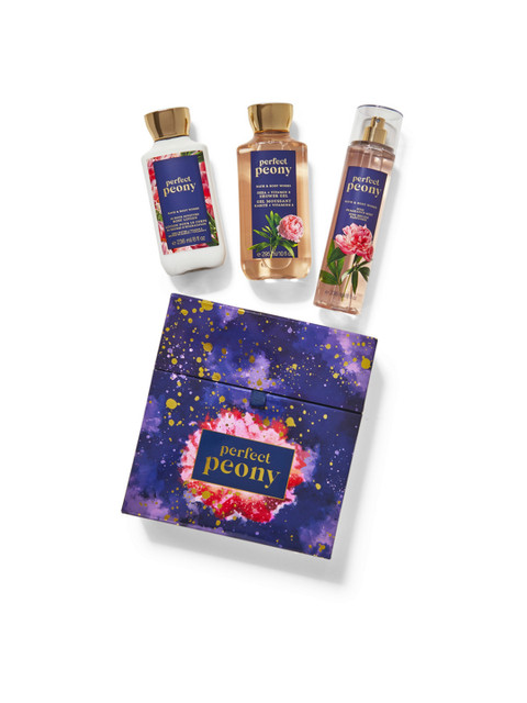 

Bath & Body Works Perfect Peony Gift Box Set, Blue