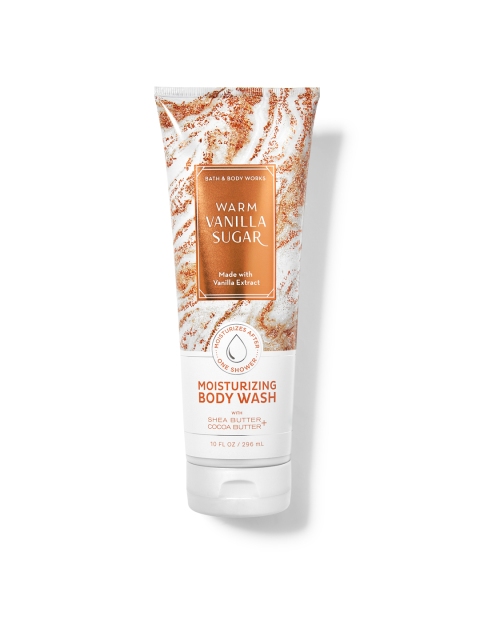 

Bath & Body Works Warm Vanilla Sugar Moisturizing Body Wash 296 ml, White