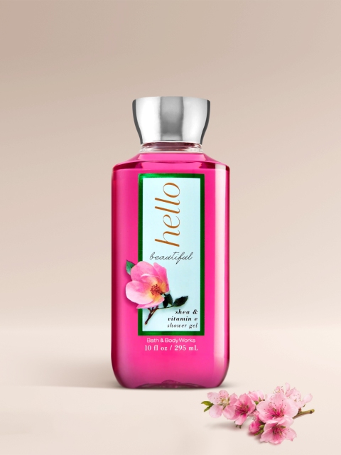 

Bath & Body Works Hello Beautiful Shea & Vitamin E Shower Gel 295 ml, Pink