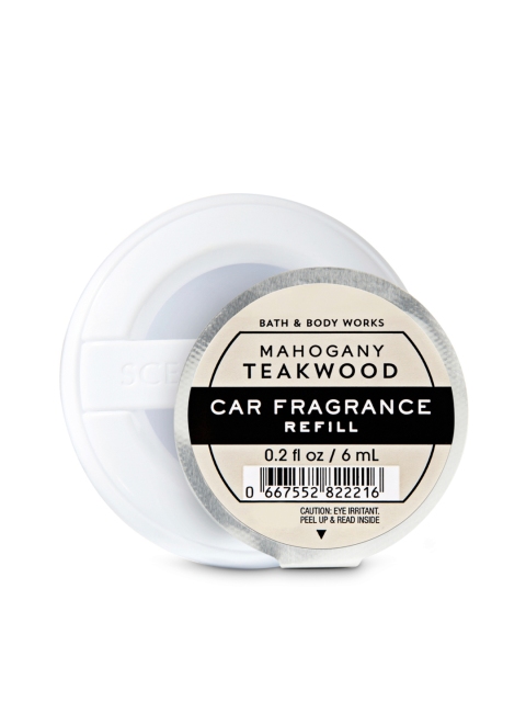

Bath & Body Works Mahogany Teakwood Car Fragrance Refill 6 ml, Black