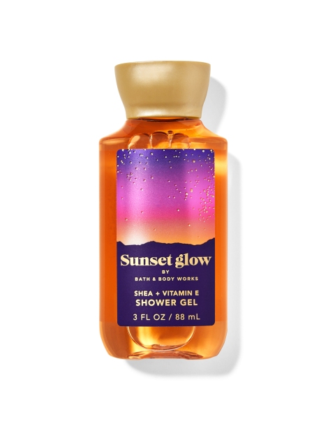 

Bath & Body Works Unisex Sunset Glow Travel Size Shower Gel 88 ml, Orange