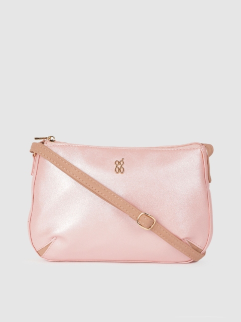 

Baggit Pink Solid Sling Bag