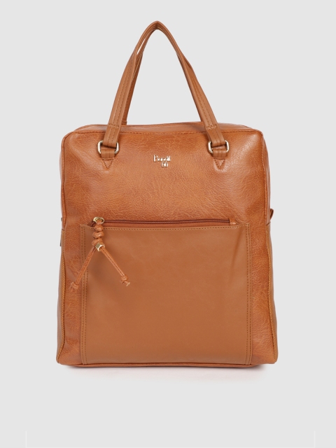 

Baggit Tan Brown FORTIFY DELCY Solid Handheld Bag cum Backpack