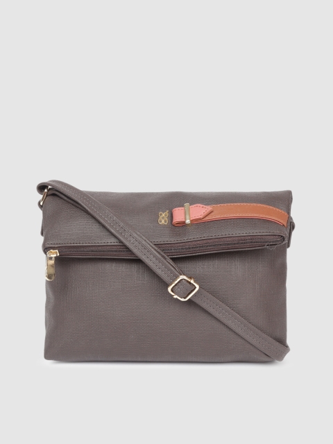 

Baggit Brown Solid Sling Bag