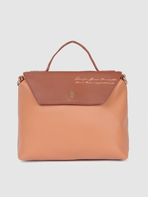 

Baggit Tan Brown Solid Satchel