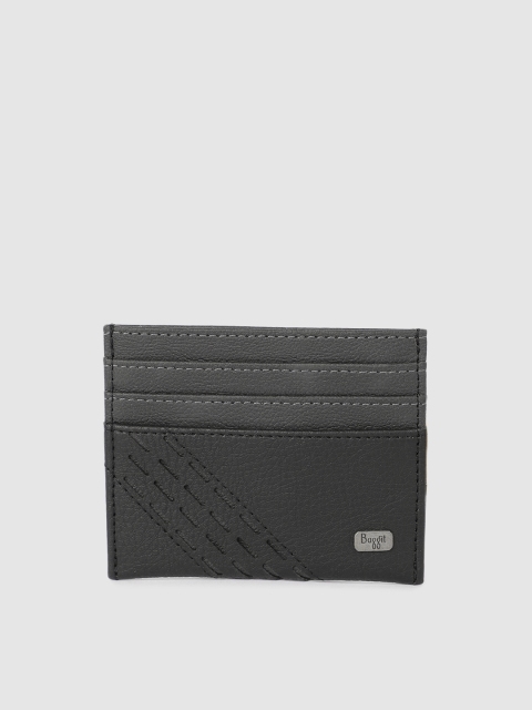 

Baggit Men Black & Grey Colourblocked Card Holder